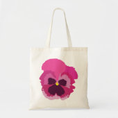 Tote Bag Fleur rose (Devant)