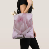 Tote Bag Fleur rose douce (De près)