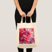 Tote Bag Fleur rose pâle Raindrop (Devant (produit))