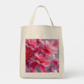 Tote Bag Fleur rose pâle Raindrop (Dos)
