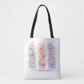 Tote Bag Fleur sauvage (Devant)
