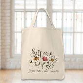 Tote Bag Fleur sauvage auto-soignant
