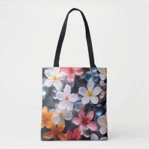 Tote Bag Fleur sauvage Eau Lac Nature Serene