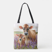 Tote Bag Fleur sauvage Jersey Cow et Calf (Dos)