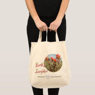 Tote Bag Fleur sauvage jour des terres Épicerie Fourre-tout