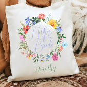 Tote Bag Fleur sauvage Mère de la mariée Mariage de script
