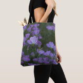 Tote Bag fleur sauvage violet (De près)
