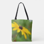 Tote Bag Fleur Susan Daisy à simple teint noir (Dos)