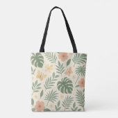Tote Bag Fleur tropicale (Dos)