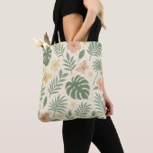 Tote Bag Fleur tropicale (De près)