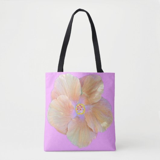 Tote Bag Fleur tropicale d'Hibiscus (Devant)