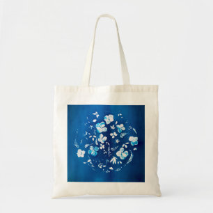 Tote Bag fleuri Cyanotype - Un air de printemps