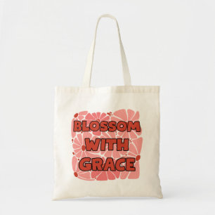 Tote Bag fleurir avec grâce fleur sauvage rose