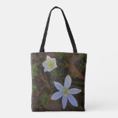 Tote Bag fleurir en blanc (Dos)