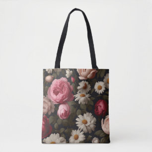 Tote Bag Fleuris Vintage