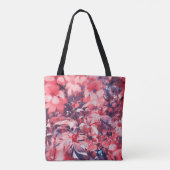 Tote Bag fleurs abstraites sans soudure, style peinture à l (Dos)
