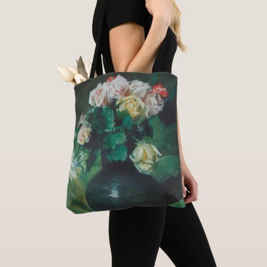 Tote Bag Fleurs (alias Roses) de William Merritt Chase (De près)
