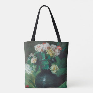 Tote Bag Fleurs (alias Roses) par William Merritt Chase