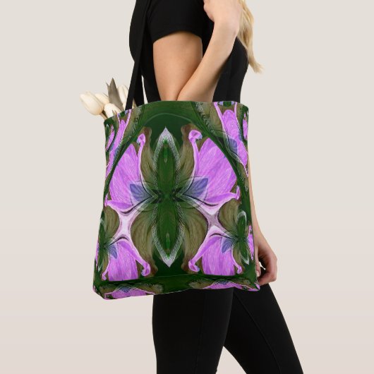 Tote Bag Fleurs Aliens...... (De près)