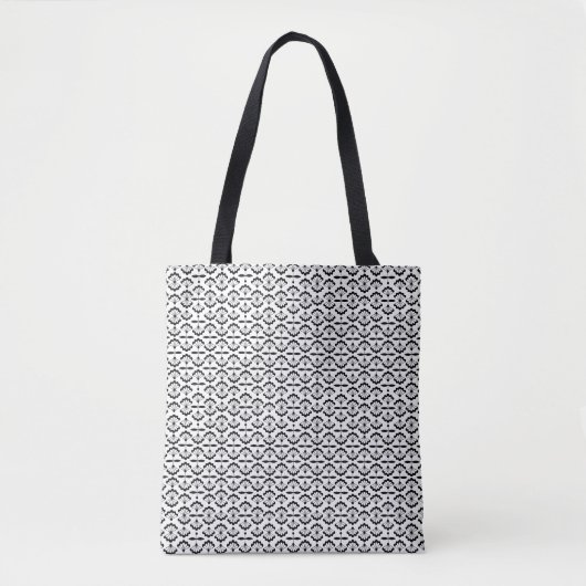 Tote Bag Fleurs arabesques (Devant)