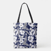 Tote Bag Fleurs blanches (Dos)