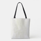 Tote Bag fleurs blanches ivoire verdure (Dos)