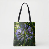 Tote Bag Fleurs bleu Agapanthus (Devant)