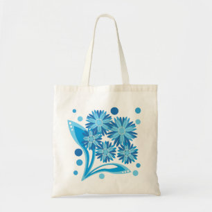 Tote Bag Fleurs bleues d'origine