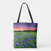 Tote Bag Fleurs | Bluebonnets à Sunset Texas (Dos)