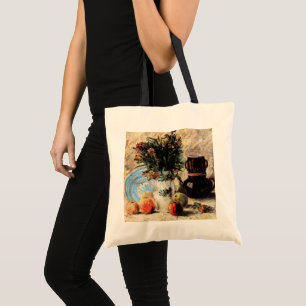 Tote Bag Fleurs, Cafetière et Fruits par Vincent van Gogh