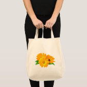 Tote Bag Fleurs Calendula arrangées (Devant (produit))