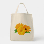 Tote Bag Fleurs Calendula arrangées (Dos)