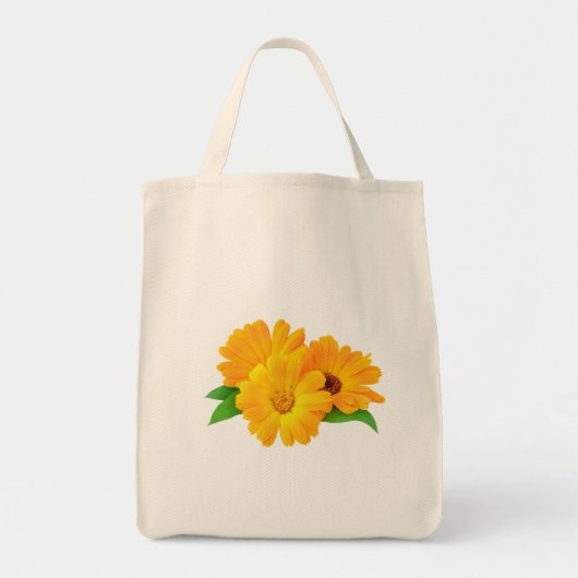 Tote Bag Fleurs Calendula arrangées (Devant)
