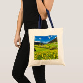 Tote Bag Fleurs | Canton des Grisons de Dandelion, Suisse (Devant (produit))