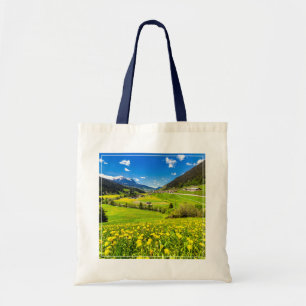 Tote Bag Fleurs   Canton des Grisons de Dandelion, Suisse