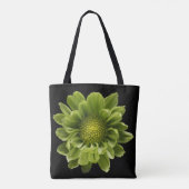 Tote Bag Fleurs | Chrysanthème vert (Dos)