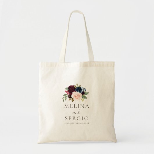 Tote Bag Fleurs classiques Mariage (Devant)