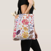 Tote Bag Fleurs colorées (De près)