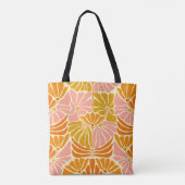 Tote Bag Fleurs colorées rétro (Dos)