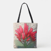 Tote Bag Fleurs d'Agave Rouges (Dos)