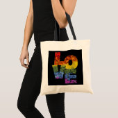 Tote Bag Fleurs d'AMOUR (Devant (produit))
