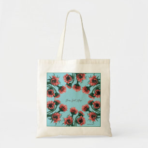 Tote Bag Fleurs dans un vase aquarelle