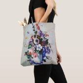 Tote Bag Fleurs dans un Vase Rococo, Paul Cezanne (De près)