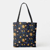Tote Bag Fleurs d'aquarelle dessinées à la main et motif fe (Dos)