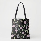 Tote Bag Fleurs d'aquarelle festive 7 (Devant)