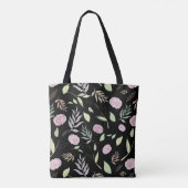 Tote Bag Fleurs d'aquarelle festive 7 (Dos)