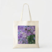 Tote Bag Fleurs d'arbre pourpres Jacaranda (Devant)