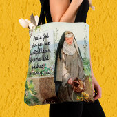 Tote Bag Fleurs d'arrosage St Clare d'Assisi (M 065; Citati