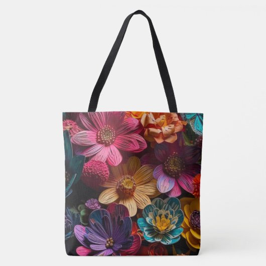 Tote Bag Fleurs d'art (Devant)