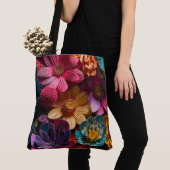 Tote Bag Fleurs d'art (De près)